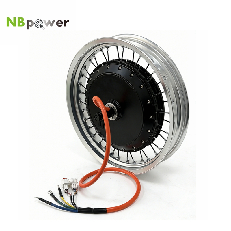 الملونة 17x3.0 NBpower/QS V3 2 - مراجعة 72V 8000W Brushless Hub Motor وسعره