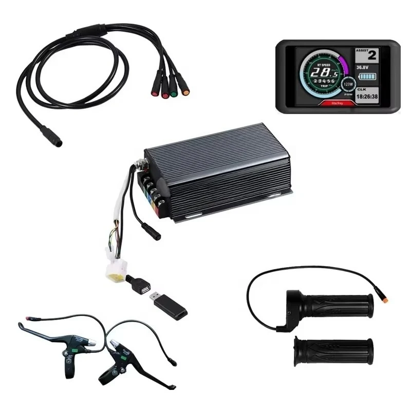 مجموعة تحويل الدراجة الكهربائي - مراجعة 5000W Hub Motor Kit 72V وسعره