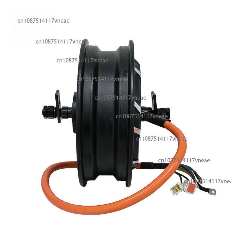 محرك 12000 واط 12x3.5 بوصة QS2 - مراجعة 12000W Electric Motorcycle Hub Motor وسعره